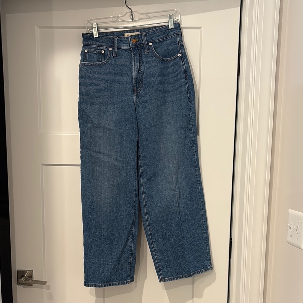 Madewell Blue Straight Leg Jeans